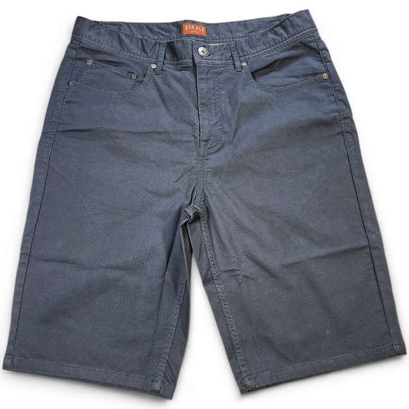 Red Ale Navy Micro Corduroy Chino Shorts Waist 31 - Picture 1 of 10